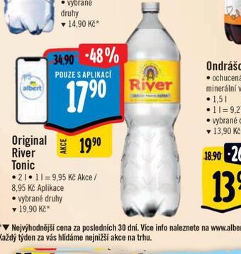 Albert Original river tonic nabídka