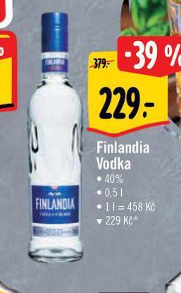 Albert Finlandia vodka nabídka