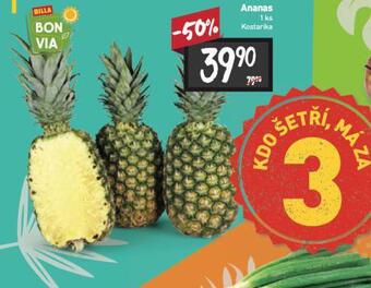 Billa Ananas nabídka