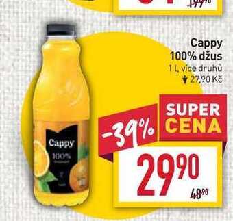 Billa Cappy 100% džus 1l nabídka