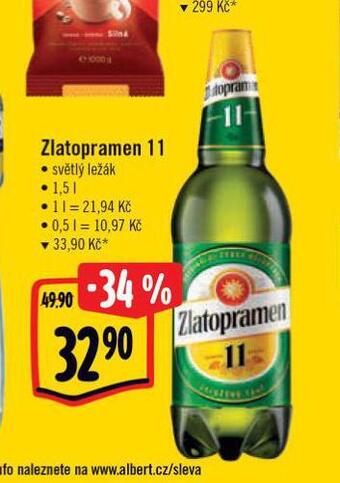Albert Pivo zlatopramen 11 nabídka