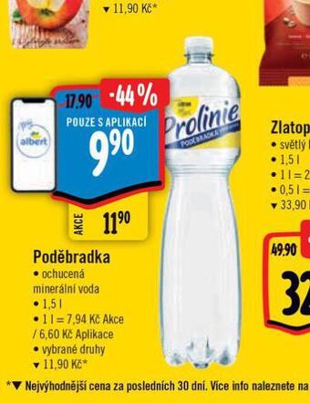 Albert Poděbradka ochucená nabídka