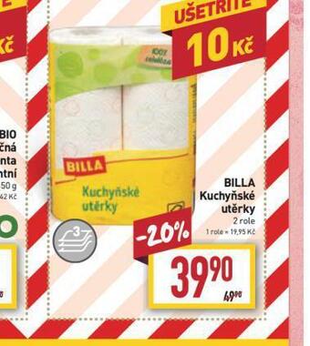 Billa Billa kuchyňské utěrky nabídka