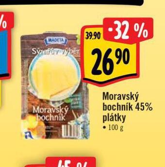 Albert Moravský bochník 45% plátky nabídka