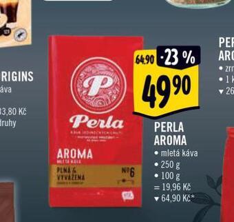 Albert Perla aroma mletá káva nabídka