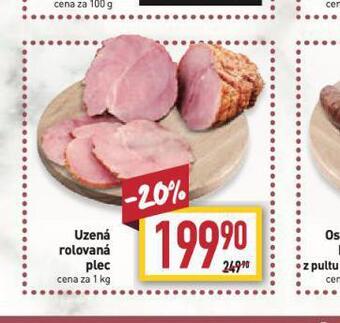Billa Uzená rolovaná plec nabídka