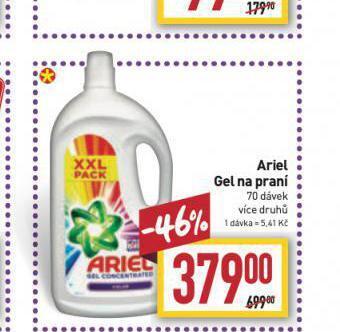 Billa Ariel gel na praní nabídka