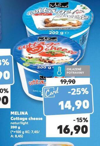 Kaufland Melina cottage cheese nabídka