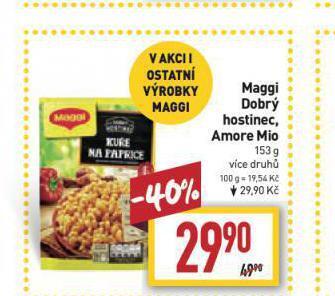 Billa Maggi dobrý hostinec, amore mio nabídka