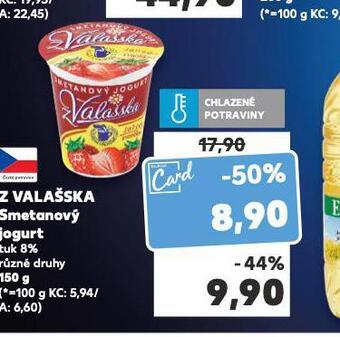 Kaufland Z valašska smetanový jogurt nabídka