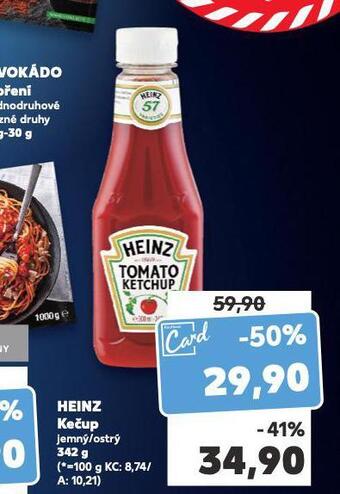 Kaufland Heinz kečup nabídka