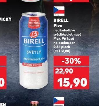 Kaufland Pivo birell nealko nabídka