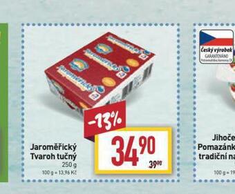 Billa Jaroměřický tvaroh tučný nabídka