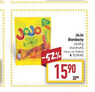 Billa Jojo bonbony nabídka