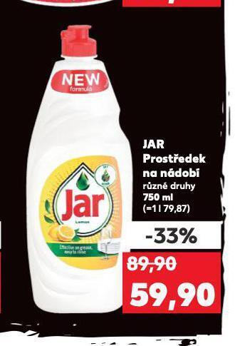 Kaufland Jar prostředek na nádobí nabídka