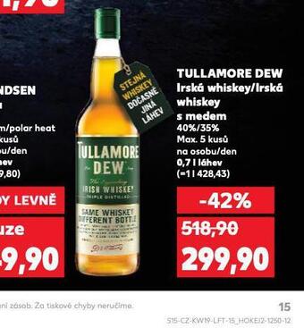 Kaufland Tullamore dew 40% nabídka