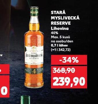 Kaufland Stará myslivecká reserve nabídka