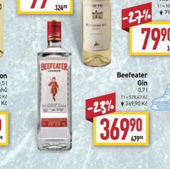 Billa Beefeater gin nabídka