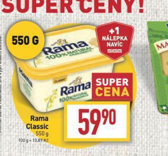 Billa Rama classic nabídka