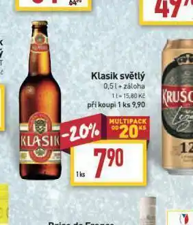 Billa Pivo klasik světlý nabídka