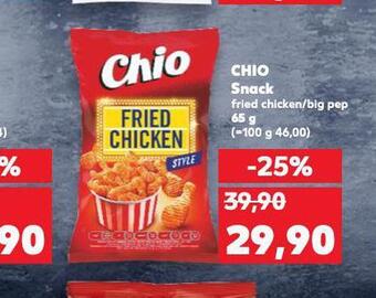 Kaufland Chio snack nabídka