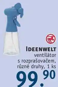 Rossmann Ideenwelt ventilátor s rozprašovačem nabídka