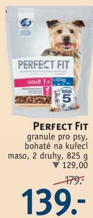 Rossmann Perfect fit granule pro psy, 825 g nabídka