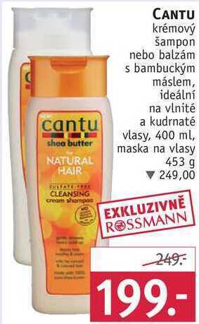 Rossmann Cantu krémový šampon, 400 ml nabídka