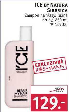 Rossmann Ice by natura siberica šampon na vlasy, 250 ml nabídka