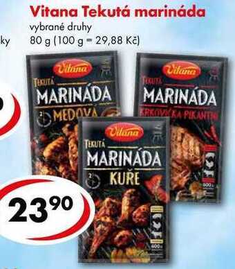 CBA Vitana tekutá marináda, 80 g nabídka