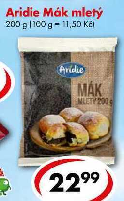 CBA Aridie mák mletý, 200 g nabídka