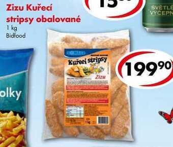 CBA Zizu kuřecí stripsy obalované, 1 kg nabídka
