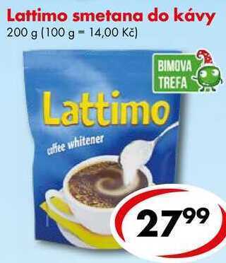 CBA Lattimo smetana do kávy, 200 g nabídka