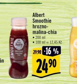 Albert Smoothie hrozno-malina-chia nabídka