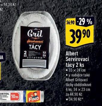 Albert Servírovací tácky nabídka