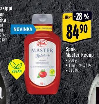 Albert Spak master kečup nabídka