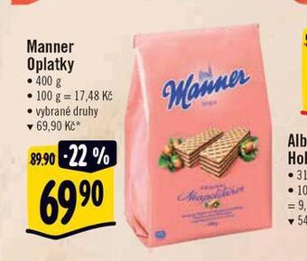 Albert Manner oplatky nabídka
