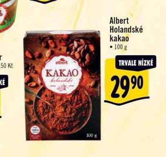 Albert Holandské kakao nabídka