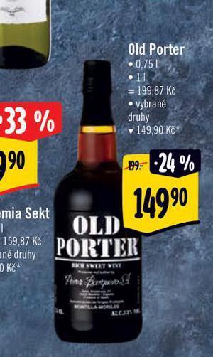 Albert Old porter nabídka