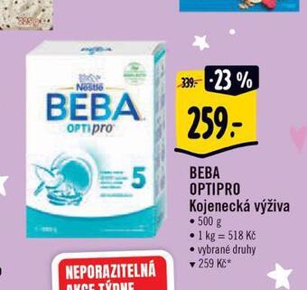 Albert Beba kojenecká výživa nabídka