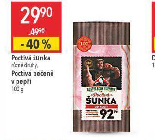 Globus Poctivá šunka nabídka