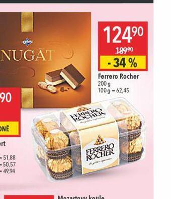 Globus Ferrero rocher nabídka