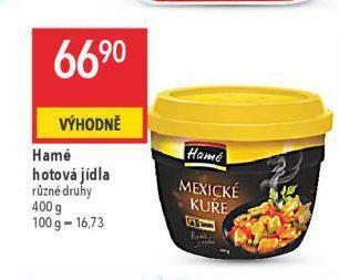 Globus Hamé hotová jídla nabídka