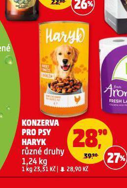 Penny Market Haryk konzerva pro psy nabídka