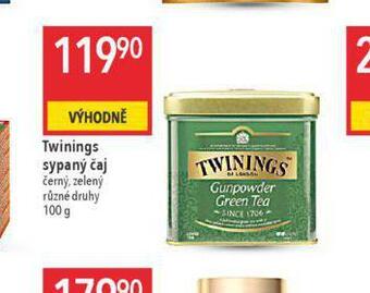 Globus Twinings sypaný čaj nabídka