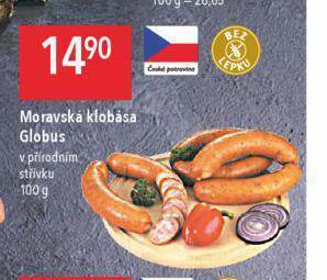 Globus Moravská klobása nabídka