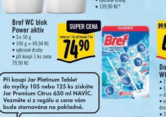 Albert Bref wc blok nabídka