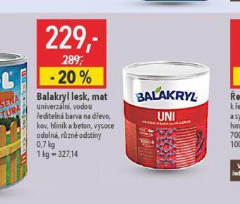 Globus Balakryl nabídka