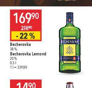 Globus Becherovka nabídka