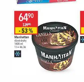 Globus Zmrzlina manhattan nabídka